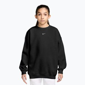 Gyerekpulóver Nike Sportswear Studio black/white (Sportswear Studio Oversized IM4947-010) kép