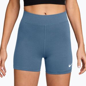 Női rövidnadrág Nike Sportswear Classic work blue/white (Sportswear Classic High-Waisted Biker 5" HJ1019-486) kép