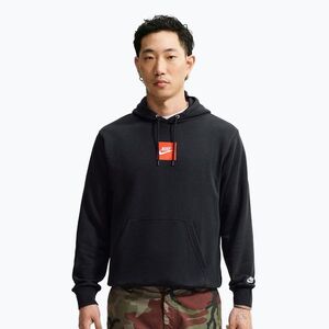 Férfi pulóver Nike Sportswear Club black/black/white (Sportswear Club French Terry IM5540-010) kép