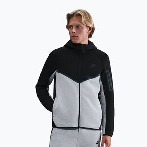 Férfi pulóver Nike Tech black/dark grey heather/black (Tech Windrunner Full Zip HV0949-011) kép
