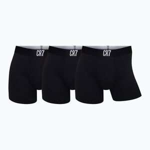 Férfi boxer nadrág CR7 Trunk Airmesh 3 pack black (Trunk Airmesh 300-8533-53-900) kép