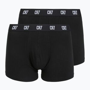 Férfi boxer nadrág CR7 Fashion Trunk 2 pack black (Fashion Trunk 300-8302-49-2120) kép