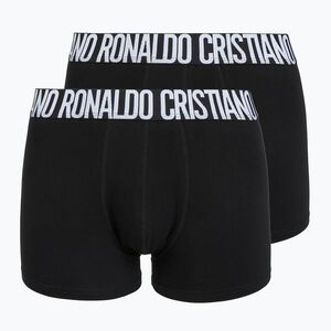 Férfi boxer nadrág CR7 Fashion Trunk 2 pack black (Fashion Trunk 300-8302-49-2122) kép