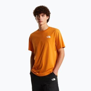 Férfi póló The North Face Evolution Box NSE dust orange (Evolution Box NSE Regular SS Tee NF0A8B6KG5I1) kép
