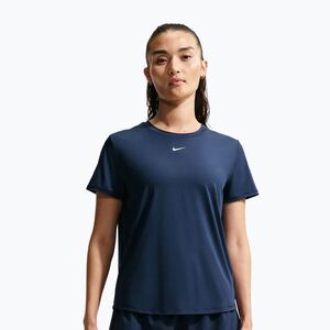 Női edző póló Nike One Classic midnight navy/white (One Classic Dri-Fit FN2798-413) kép