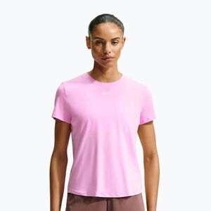 Női edző póló Nike One Classic pink rise/white (One Classic Dri-Fit FN2798-621) kép