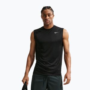 Férfi edző póló Nike Dri-FIT Sleeveless Training Top black/matte silver (Dri-FIT Sleeveless Training IO1429-010) kép