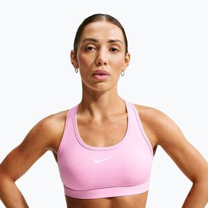 Sportmelltartó Nike Swoosh pink rise/white (Swoosh Medium Support DX6821-621) kép