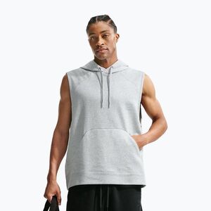 Férfi edzőpulóver Nike N.A.C. light smoke grey/htr/light smoke grey (N.A.C. Dri-Fit Fleece Sleeveless Hoodie IQ5551-077) kép