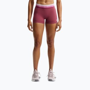 Női edző rövidnadrág Nike Pro pink smoke/bleached lilac (Pro Mid-Rise 3" IM9949-654) kép