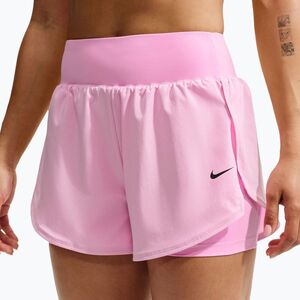 Női edző rövidnadrág Nike Pro Sculpt pink rise/black (Pro Sculpt High-Waisted 2in1 3" IV4914-621) kép