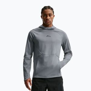 Férfi edzőpulóver Nike Pro smoke grey/black (Pro Dri-Fit Midlayer IM3627-084) kép