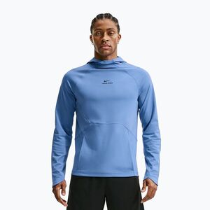 Férfi edzőpulóver Nike Pro Indigo Storm/Black (Pro Dri-Fit Midlayer IM3627-459) kép