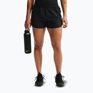 Női edző rövidnadrág Nike One black/black/university red (One Dri-Fit IM9757-010) kép