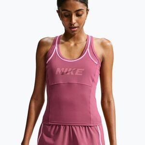 Női edző póló Nike One pink smoke/pink rise/mystic dates/white (One Dri-Fit IM9937-654) kép
