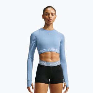 Női hosszú ujjú póló Nike Pro work blue/white (Pro 365 Dri-Fit FV5484-486) kép