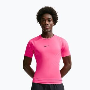 Férfi edző póló Nike Pro hyper pink/black (Pro Dri-Fit Tight Fitness FB7932-646) kép