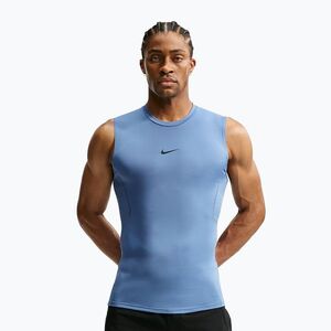 Férfi edző póló Nike Pro indigo storm/black (Pro Dri-Fit Tight Sleeveless Fitness FB7914-459) kép