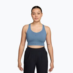 Női edző póló Nike Pro Seamless work blue (Pro Seamless Dri-Fit Cropped IB9414-486) kép