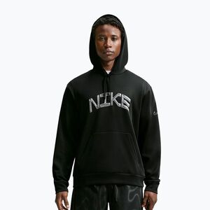 Férfi edzőpulóver Nike Dri-FIT UV Pullover Hoodie black/white (Dri-FIT UV Pullover Hoodie IM3603-010) kép