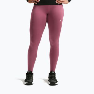 Női leggingsek Nike One Seamless Front pink smoke/white (One Seamless Front High-Waisted HJ9195-654) kép