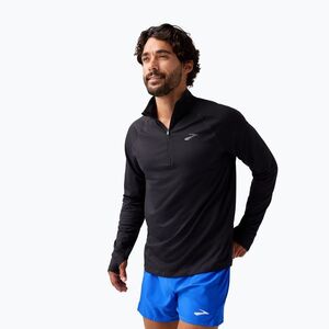 Férfi futófelső Brooks Dash 1/4 Zip 3.0 black (Dash 1/4 Zip 3.0 211565001.025) kép