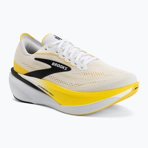 Férfi futócipők Brooks Hyperion Max 4 white/cyber yellow/black (Hyperion Max 4 1104981D197.090) kép