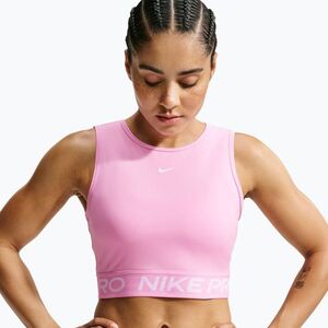 Női póló Nike Pro pink rise/white (Pro Dri-Fit FZ3615-621) kép