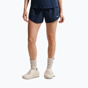 Női edző rövidnadrág Nike One midnight navy/white (One Dri-Fit 3" DX6010-413) kép