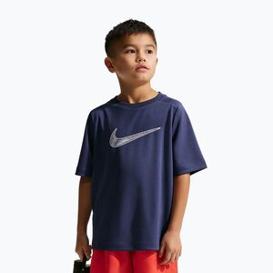 Gyermek póló Nike Multi Dri-Fit midnight navy/white (Multi Dri-Fi IF2430-410) kép