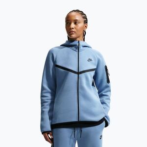 Női pulóver Nike Sportswear Tech Fleece Windrunner work blue/black (Sportswear Tech Fleece Windrunner HV6747-486) kép
