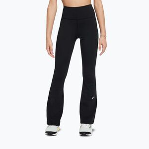 Gyerek nadrág Nike One black/white (One Dri-Fit Flared FZ5609-010) kép