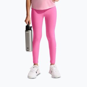 Gyerek leggingsek Nike One playful pink/white (One Dri-Fit High-Waisted FZ5605-675) kép
