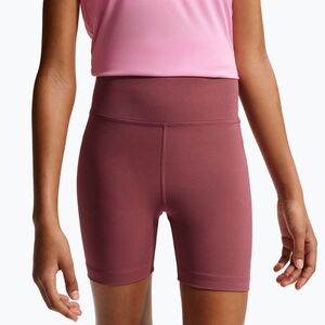 Gyerek rövidnadrág Nike One pink smoke/white (One Dri-Fit FZ5603-655) kép