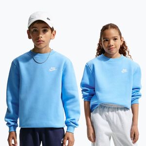 Gyerekpulóver Nike Sportswear Club Fleece football blue/white (Sportswear Club Fleece FD3006-497) kép