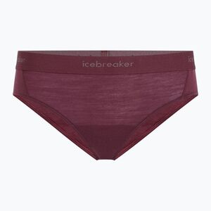 Női női termoaktív bugyi Icebreaker Merino 125 Cool-Lite Sprite Hipster dark berry (Merino 125 Cool-Lite Sprite Hipster IB0A57250PB1) kép
