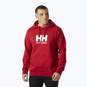 Férfi pulóver Helly Hansen HH Logo Hoodie red (HH Logo Hoodie 54582_162) kép