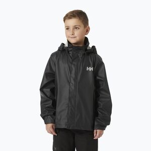 Gyerek vitorlás dzseki Helly Hansen Moss black (Moss 41674_991) kép