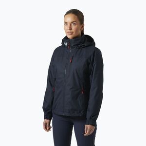 Női vitorláskabát Helly Hansen Crew Hooded Pile navy (Crew Hooded Pile 34527_597) kép