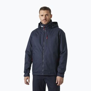 Férfi vitorláskabát Helly Hansen Crew Hooded Pile navy (Crew Hooded Pile 34526_597) kép