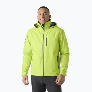 Férfi vitorláskabát Helly Hansen Crew Hooded Midlayer 2 luminous green (Crew Hooded Midlayer 2 34442_409) kép