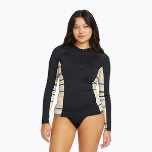 Női hosszú ujjú úszó felső Billabong Surf Capsule 1/2 Zip black multi (Surf Capsule 1/2 Zip EBJWR03033-BML) kép