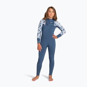 Gyerek úszóruha ROXY 4/3 mm Swell Series Chest Zip GBS Wetsuit wild wind drifter floral (4/3 mm Swell Series Chest Zip GBS ERGW103058-XBWB) kép