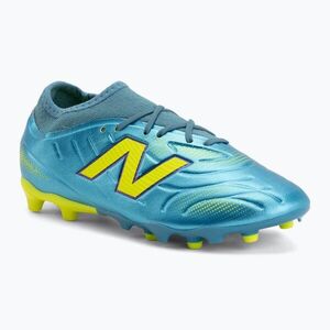 Gyermek focicipők New Balance Tekela Team V5 FG metallic blue/alkaline green (Tekela Team V5 YT3FL1NM) kép
