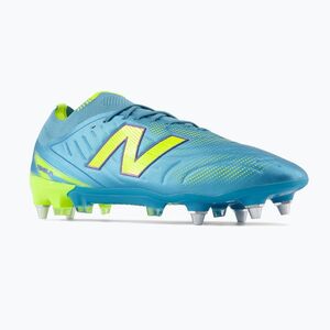 Focicipők New Balance Tekela Elite Low V5 SG metallic blue/alkaline green/team navy (Tekela Elite Low V5 SG UT1SL5TE) kép