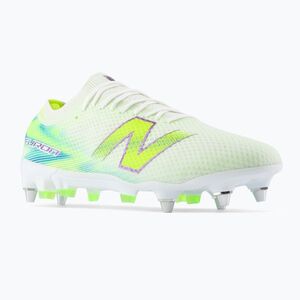 Focicipők New Balance Furon Elite V9 SG white/alkaline green (Furon Elite V9 SG UF1S68P) kép