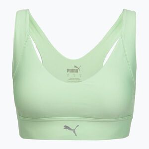 Női futó melltartó Puma High Impact Ultraform Running Bra green/silver (High Impact Ultraform 523258 32) kép