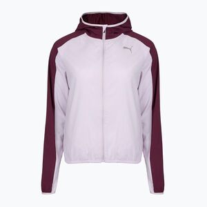Női futókabát Puma Run 5K Woven Jacket lavender fog (Run 5K Woven 521391 17) kép