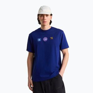 Férfi póló The North Face Explorer Badges RLX Tee Graphic bold blue (Explorer Badges RLX Tee Graphic NF0A8JA1NLV1) kép