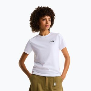 Női póló The North Face Evolution Simple Dome Slim SS tnf white (Evolution Simple Dome Slim NF0A8FX7FN41) kép